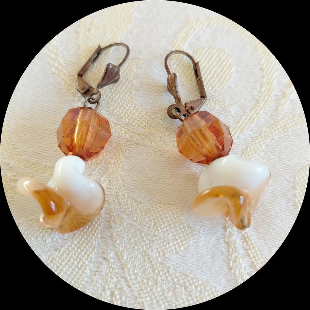 Oude Oorbellen met MURANO Glas., Sieraden, Tassen en Uiterlijk, Antieke sieraden, Oorbellen, Overige materialen, Verzenden