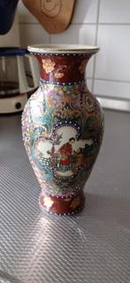 Mooie handgeschilderde vaas Satsuma., Antiek en Kunst, Antiek | Porselein, Ophalen of Verzenden