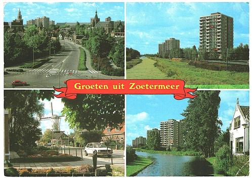 805547	Zoetermeer	ZH	Gelopen met postzegel, Verzamelen, Ansichtkaarten | Nederland, Gelopen, Zuid-Holland, Ophalen of Verzenden