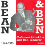 Coleman Hawkins And Ben Webster – Bean & Ben 1944-1945 CD, Cd's en Dvd's, Ophalen of Verzenden, Gebruikt, Jazz