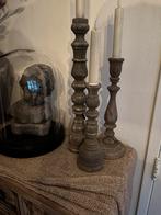 3 kleine kandelaartjes pmr, Ophalen of Verzenden, Zo goed als nieuw, Overige materialen, Minder dan 25 cm