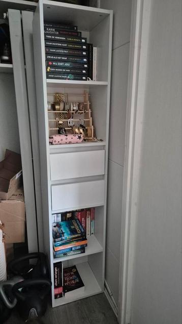 Witte Boekenkast met Lades (van VidaXL) beschikbaar voor biedingen