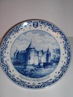 Genummerd Delfts blauw bord kasteel Helmond naar Schipperus, Antiek en Kunst, Ophalen of Verzenden