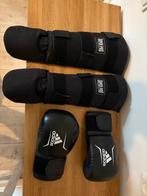 Kickboks set: Handschoenen & Scheenbeschermers, Sport en Fitness, Vechtsporten en Zelfverdediging, Ophalen, Gebruikt, Overige