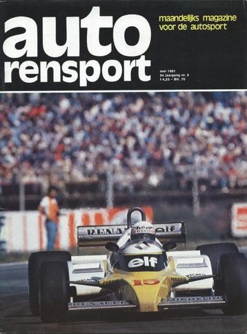 Autorensport 5 1981 : Talbot Tagora - SAS Rallye - Formule 1 beschikbaar voor biedingen