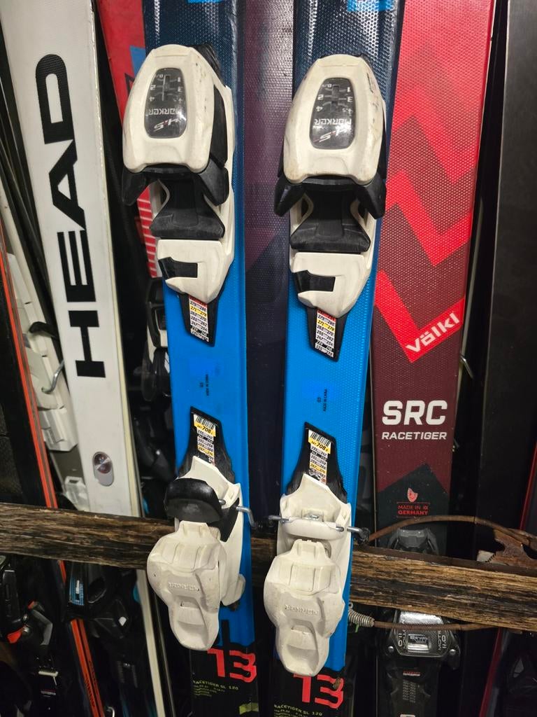 120cm VOLKL RACETIGER SL JUNIOR SKIS, Overige merken, 160 tot 180 cm, Ophalen of Verzenden, Zo goed als nieuw