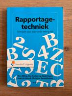 Rapportagetechniek - 9789001881788, Boeken, Studieboeken en Cursussen, Ophalen of Verzenden, Zo goed als nieuw, HBO, Noordhoff Uitgevers