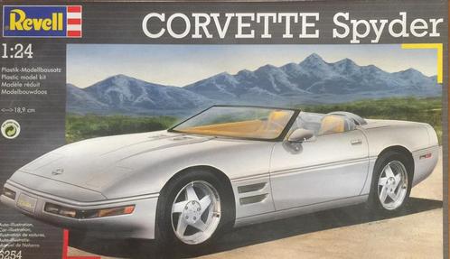 Corvette Spyder 1/24 Revell, Hobby en Vrije tijd, Modelbouw | Auto's en Voertuigen, Zo goed als nieuw, Auto, Groter dan 1:32, Revell