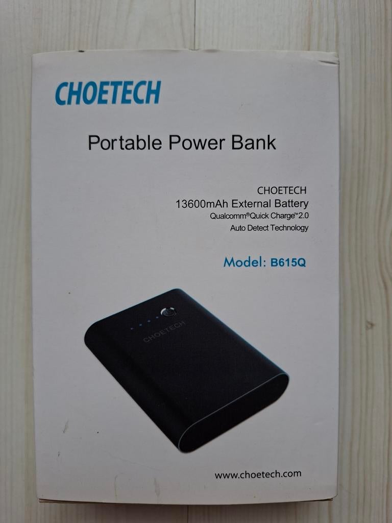 Choetech Powerbank 13600mAh - Zo Goed Als Nieuw!, Ophalen of Verzenden, Zo goed als nieuw, Choetech
