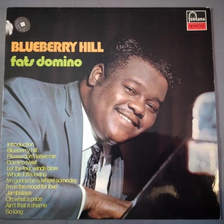 lp. fats domino. blueberry hill. M-, Cd's en Dvd's, Vinyl | Pop, 12 inch, Ophalen of Verzenden