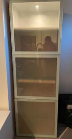 Mooie 'Arco' kast met (mat)glazen deuren en licht, Ophalen, Modern design, Gebruikt, Met deur(en)