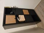 IKEA KALLAX Zwart/Bruin 147x77x39, Huis en Inrichting, Kasten | Overige, Ophalen of Verzenden, Zo goed als nieuw