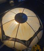 Tiffany Stijl Plafondlamp Zalm/Roze - 50cm, Ophalen of Verzenden, Zo goed als nieuw, Minder dan 50 cm, Tiffany
