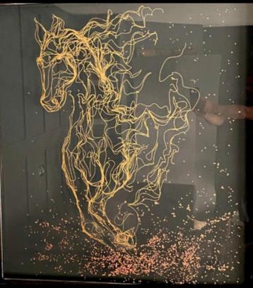 Zeefdruk op glas  Wild Horse beschikbaar voor biedingen