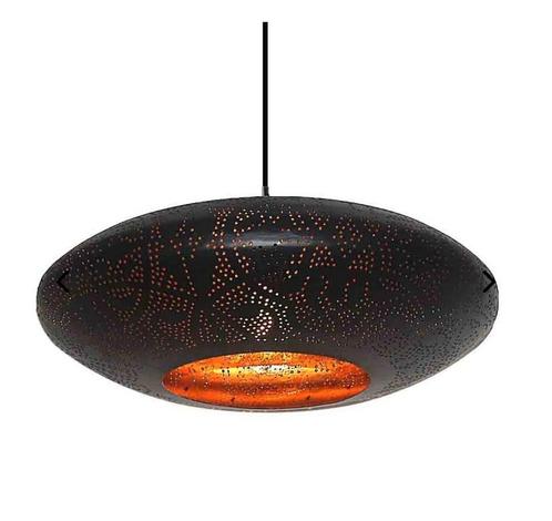 Filigrain hanglamp ovaal, Huis en Inrichting, Lampen | Hanglampen, Minder dan 50 cm, Ophalen