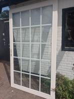 Raam met roeden aan binnenzijde 107 cm breed bij 190 cm hoog, Doe-het-zelf en Verbouw, Glas en Ramen, Ophalen, Gevelraam of Ruit