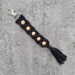Macramé Sleutelhanger met Houten Kralen, Ophalen of Verzenden, Nieuw, Overige typen