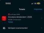 Circoloco ticket, Tickets en Kaartjes, Eén persoon