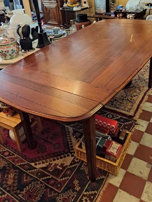 Prachtige eiken tafel, i.v.m. opheffing winkel ruimte, Huis en Inrichting, Tafels | Sidetables, Rechthoekig, Ophalen
