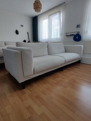 IKEA Nockeby 3-zitsbank creme wit