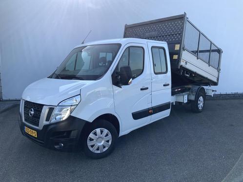 Nissan NV400 2.3 dCi L3H1 Dub Cab 3 Zijde Kipper Airco Bakma, Auto's, Bestelauto's, Bedrijf, Te koop, ABS, Alarm, Bluetooth, Boordcomputer