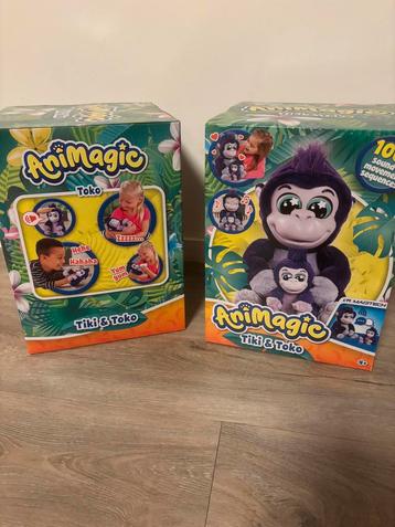 Nieuwe Animagic Tiki and Toko Gorillas Interactieve Knuffels beschikbaar voor biedingen