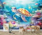 Fotobehang / Behang - Onderwaterwereld - Schildpad in Zee, Fotobehangkoning.nl, Hoogeveen, Minder dan 10 m², Info@fotobehangkoning.nl