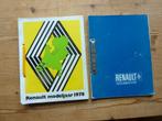 Renault documentatie 1969 + Renault modeljaar 1978  , Ophalen of Verzenden