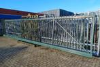 schuifpoort HB schuifhek 9 mtr. lang, 6,90 mtr. doorgang, Tuin en Terras, Tuinpoorten, Ophalen, Staal, Schuifpoort, Zo goed als nieuw