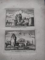 063/064 Haarlem Schalkwijker en Spare Brug Kopergravure dl 3, Ophalen of Verzenden