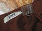 ZENGGI wollen jurk,Mt XS(oversize) ,topstaat, Tweedehands, Zenggi, Bruin, Tweedehands