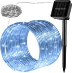 Lichtslang Buiten - Solar Kerstverlichting 10m - Koud Wit, Diversen, Info@wwc-trading.com, Nieuw, WW Company Trading B.V., Industrieweg Oost 5B9