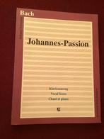 Bladmuziek Bach Johannes-Passion Piano en Zang, Muziek en Instrumenten, Bladmuziek, Zang, Gebruikt, Klassiek, Ophalen of Verzenden