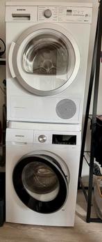 Wasmachine en Droger Set, Witgoed en Apparatuur, Wasmachines, Ophalen, 1200 tot 1600 toeren, 8 tot 10 kg, Zo goed als nieuw