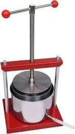 Fruitpers wijnpers juicer pers 6 Liter RVS GRATIS BEZORGD!, Verzenden, Nieuw