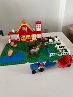 Duplo kinderboerderij met grote bouwplaat en traktor, Kinderen en Baby's, Speelgoed | Duplo en Lego, Ophalen, Zo goed als nieuw
