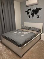 IKEA MALM bed (140x200) met 4 lades en LÖNSET lattenbodem, Huis en Inrichting, Slaapkamer | Bedden, Ophalen, Wit, Tweepersoons