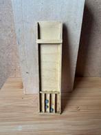 Sjoelbak - 14.2x3.6cm - handwerk - hout, Ophalen of Verzenden, Zo goed als nieuw, Poppenhuis