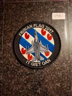 Frisian Flag 2017 Patch - It Giet Oan!, Verzamelen, Ophalen of Verzenden, Nieuw, Patch, Badge of Embleem