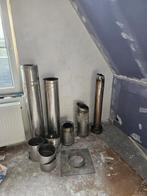 Kachelpijpen + toebehoren, Ophalen, Gebruikt, Hout, Houtkachel