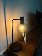 Bureau/tafellamp zwart, Ophalen, 50 tot 75 cm, Zo goed als nieuw, Glas