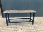 Zware Lastafel / werkbank, Doe-het-zelf en Verbouw, Werkbanken, Ophalen, Zo goed als nieuw, 170 cm of meer, Bankschroef