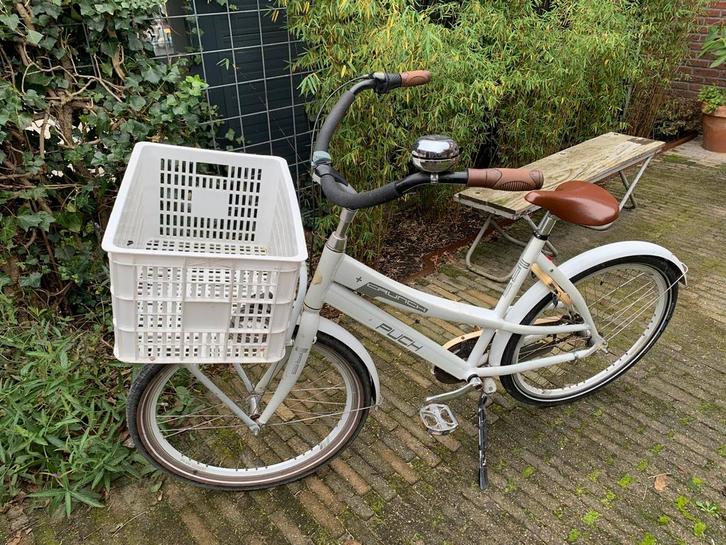 Puch crunch fiets wit, Fietsen en Brommers, Overige Fietsen en Brommers, Gebruikt, Ophalen