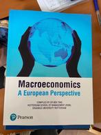 Macroeconomics A European Perspective, Ophalen of Verzenden, Zo goed als nieuw, WO, Pearson