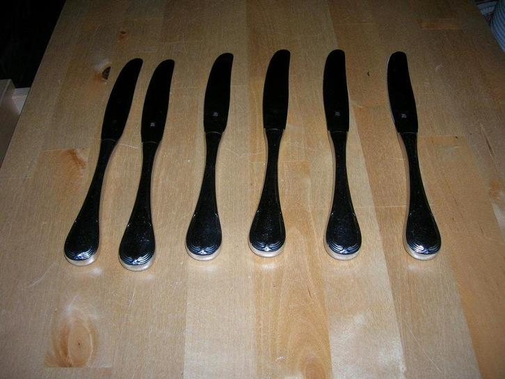 6 nieuwe WMF messen, Huis en Inrichting, Keuken | Bestek, Gebruikt, Los bestek, Rvs of Chroom, Vaatwasserbestendig, Ophalen of Verzenden