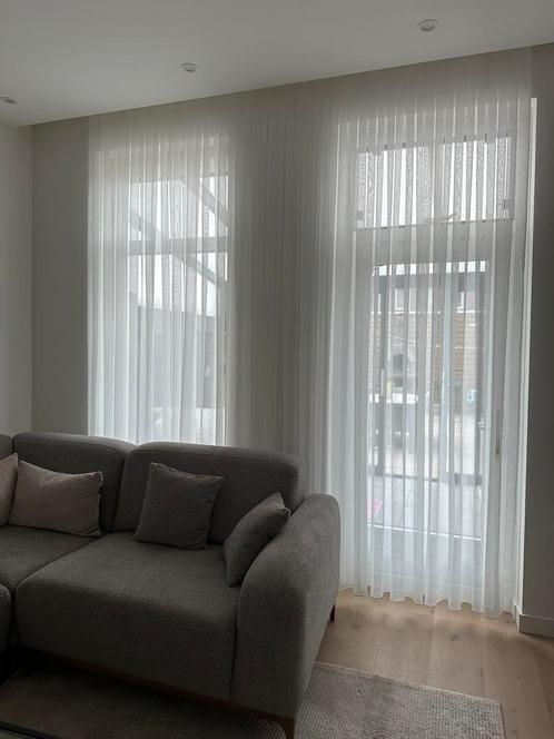 Bamboe gordijn nieuw, Huis en Inrichting, Stoffering | Gordijnen en Lamellen, Nieuw, 200 cm of meer, 200 cm of meer, Wit, Ophalen of Verzenden