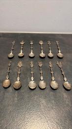 Zilveren thee/ souvenierlepels  zilverstad 90 verzilverd, Ophalen of Verzenden