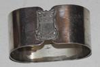 zilverkleurige servetring  wapen Clervaux  118289, Antiek en Kunst, Antiek | Bestek, Ophalen of Verzenden