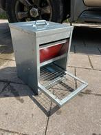 Kippen trapbak automatische voerbak, Dieren en Toebehoren, Pluimvee | Toebehoren, Ophalen of Verzenden, Gebruikt, Drinken en Voederen
