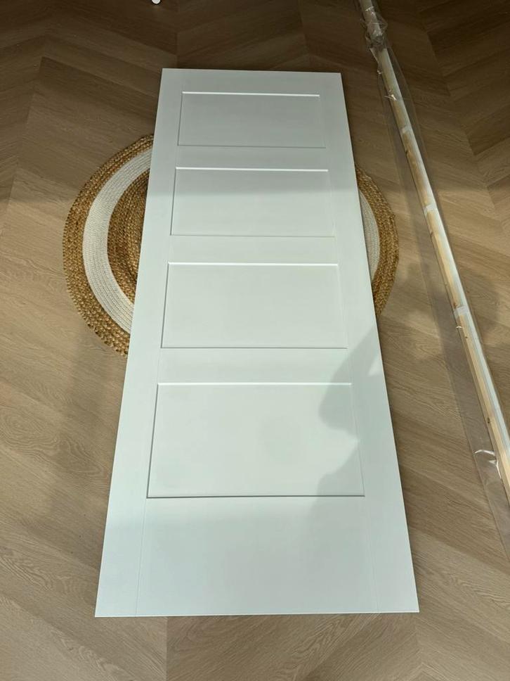 Nieuwe geschilderde opdekdeur - Hornbach, Doe-het-zelf en Verbouw, Deuren en Horren, Nieuw, Binnendeur, 200 tot 215 cm, Ophalen